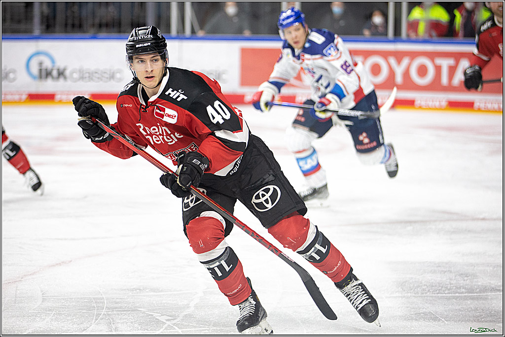 PENNY DEL; Koelner Haie- Adler Mannheim; Koeln, 02.01.2022